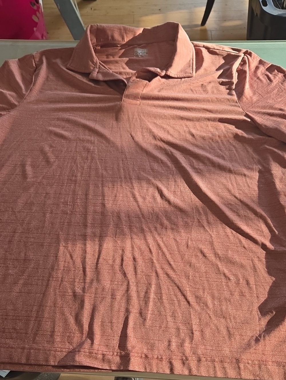 32 Degrees Men's Rust-Orange Polo Shirt